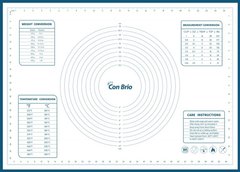 Силіконовий килимок Con Brio СВ-677 - 50х70см (синій принт)