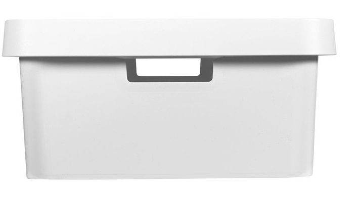 Коробка с крышкой "Инфинити" Curver 01718 - 30л, белый