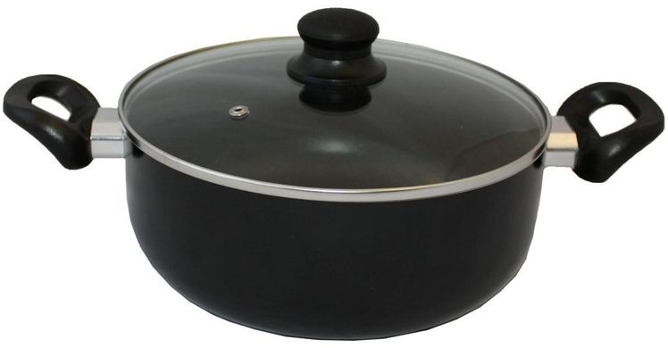 Каструля з кришкою Vitrinor Dolomiti Vitral Black Induction 1224120 - 3.5 л (24 см)