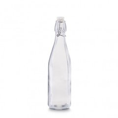 Бутылка с застежкой ZELLER 19712 - 500 мл., Ø7х27,5см, стекло, Прозрачный