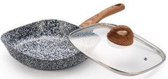Сковорода с крышкой и гранитным покрытием Edenberg EB-3343 - 24x4.9 см