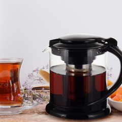 Стеклянный заварочный чайник с ситечком Ofenbach KM-100615L - 1.5 л