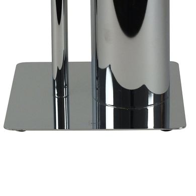 Держатель для туалетной бумаги с ершиком KELA Style, металлический, 20х20х71 см. (22490), Серый