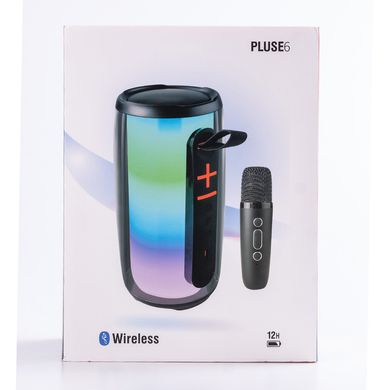 Портативна колонка bluetooth бездротова Pulse 6 з мікрофоном 10 Вт водонепроникна з акумулятором