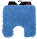 Килимок під унітаз з вирізом Spirella HIGHLAND 55х55 см - блакитний