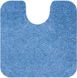 Коврик под унитаз с вырезом Spirella HIGHLAND 55х55 см — голубой