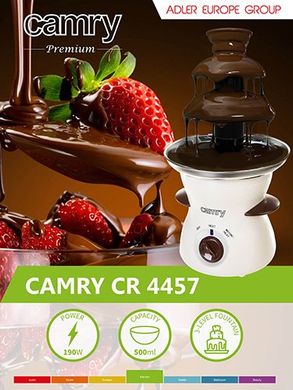 Фондю "Шоколадный фонтан" Camry CR 4457