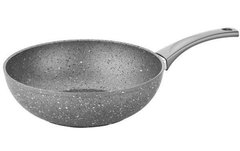 Сковорода-вок OMS 3211 - 3.8 л, 28 см, сіра