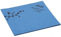 Салфетка с наночастицами серебра Nano Tech Vileda 128605 - 38 x 40 см, голубая