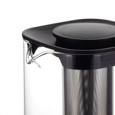 Скляний чайник для заварювання зі знімним ситечком Kamille KM-0777M - 1000 мл
