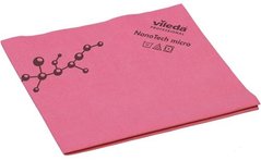 Серветки з наночастинками срібла Nano Tech Vileda 128607 - 38 x 40 см, червона
