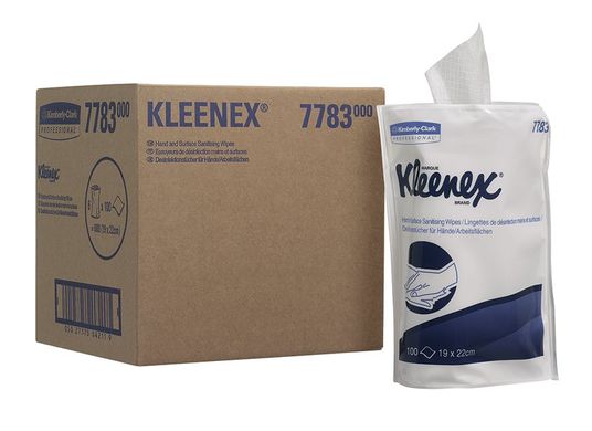 Сменный блок влажных салфеток для дезинфекции Kimberly Clark 7783 - 100 шт, Белый
