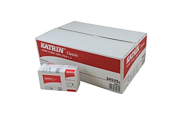 Паперові рушники W-складання interfold Katrin Classic 345355 (221181) - 2сл/110аркушів