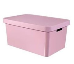 Коробка с крышкой "Инфинити" Curver 01721 - 45л, розовый