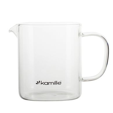 Стеклянный заварочный чайник со съемным ситечком Kamille KM-0778M - 1000 мл