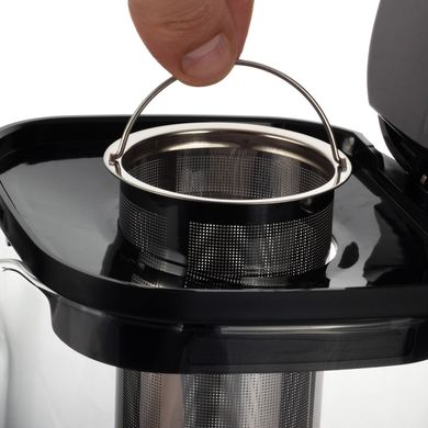 Стеклянный заварочный чайник со съемным ситечком Kamille KM-0778M - 1000 мл