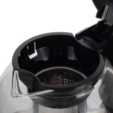 Стеклянный заварочный чайник со съемным ситечком Kamille KM-0779L - 1300 мл