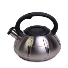 Чайник Kamille KM-0850 (3 л) - нержавеющая сталь, Серый