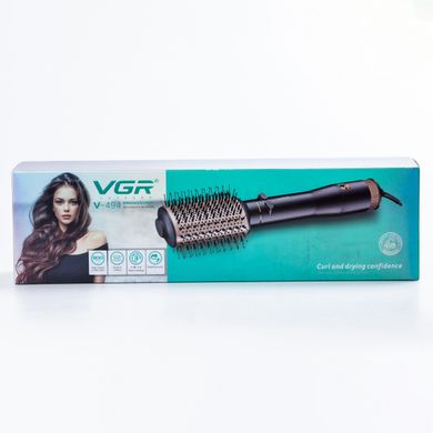 Фен щітка для волосся 800 Вт з холодним та гарячим повітрям VGR V-494