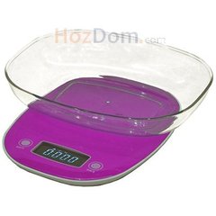 Ваги кухонні електронні Camry CR 3150 - фіолетові