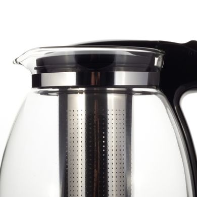 Стеклянный заварочный чайник со съемным ситечком Kamille KM-0780XL - 2000 мл