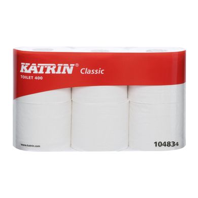 Папір туалетний стандартний рулон Katrin Classic 104834 - 2сл/6 рул