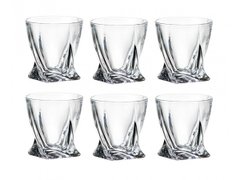 Набір склянок для віскі Bohemia Quadro 2K936/99A44/340 - 340 мл, 6 шт