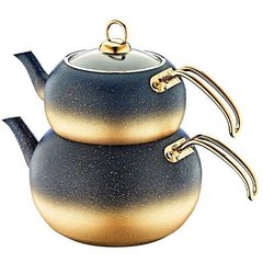 Двоярусний чайник OMS 8210-L - 1.6 л, 3 л, бронзовий
