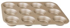 Форма для випікання мафінів Metallic Line ROSE GOLD Edition Berlinger Haus BH-1430 - 35х26, 5х3 см