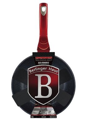 Сковорода-вок Berlinger Haus Metallic Line Black Burgundy Edition BH-1625 N — Ø28см, Красный