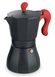 Гейзерная кофеварка Con Brio СВ-6603 (красная) - 150 мл, Красный