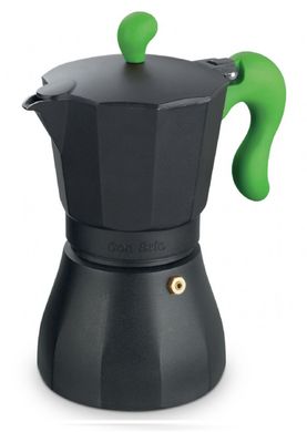 Гейзерна кавоварка Con Brio СВ-6606зел (зелена) - 300 мл, Зелений