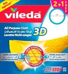 Салфетки універсальні стоп запах Vileda Allpurpose Cloth Odor Stop 151695 (3шт)