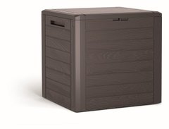 Ящик для наружного хранения PROSPERPLAST WOODEBOX 140 л, коричневый