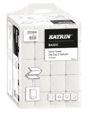 Рушники ZZ-складання KATRIN Basic 35564 - 2 шари, 200 листів