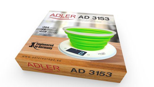 Ваги кухонні Adler AD 3153 - зелені