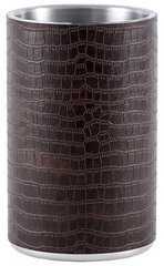 Кулер для вина з нержавіючої сталі з подвійними стінками в шкірі GIPFEL SIRMIONE 2118 - 11х18.5см