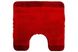 Коврик под унитаз с вырезом Spirella BALANCE 55х55 см - красный