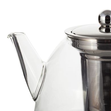 Стеклянный заварочный чайник со съемным ситечком Kamille KM-0784S - 800 мл