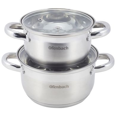 Набор посуды Ofenbach 4 предметов из нержавеющей стали KM-100003