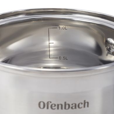 Набір посуду Ofenbach 4 предметів з нержавіючої сталі KM-100003