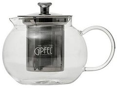 Чайник заварочный GIPFEL BRILLIANS 7083 - 800мл, Прозрачный