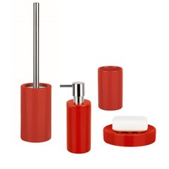 Набор аксессуаров для ванной Spirella Tube (красный), Красный