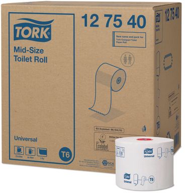 Туалетная бумага в компактных рулонах Tork Universal 1275402