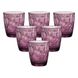 Набір склянок Bormioli Rocco Diamond Rock Purple (350230M02321990/6) - 305 мл, 6 шт (рожевий)