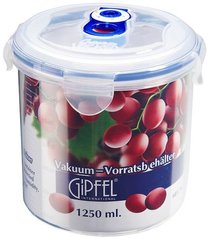 Вакуумний контейнер круглий GIPFEL 4550 (140x141мм) - 1250 мл