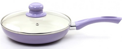 Сковорода с крышкой RAINBOW(MAESTRO) MR1201-22-ф (22 см), фиолетовая