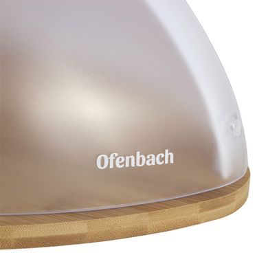 Хлібниця Ofenbach Білий 44,5х29х20см з бамбук/пластик KM-100804