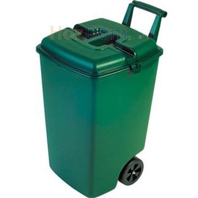 Сміттєвий контейнер (бак) на колесах Curver (90 л) 04122, Зелений