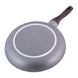 Сковорода з антипригарним покриттям Grey marble з алюмінію для індукції і газу Kamille KM-4115 - 30см